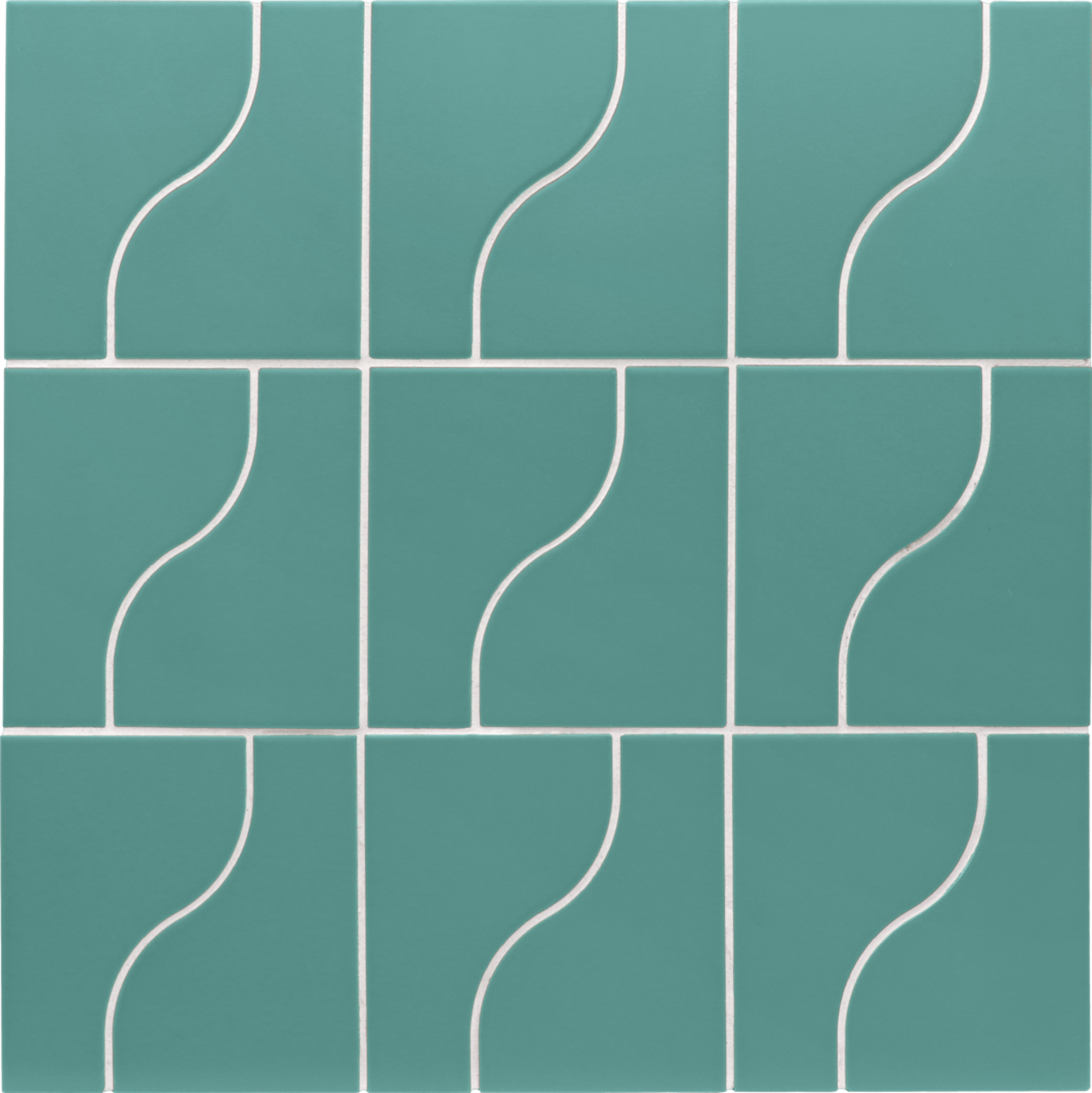 Curve Paon Matt 8,3X12cm.