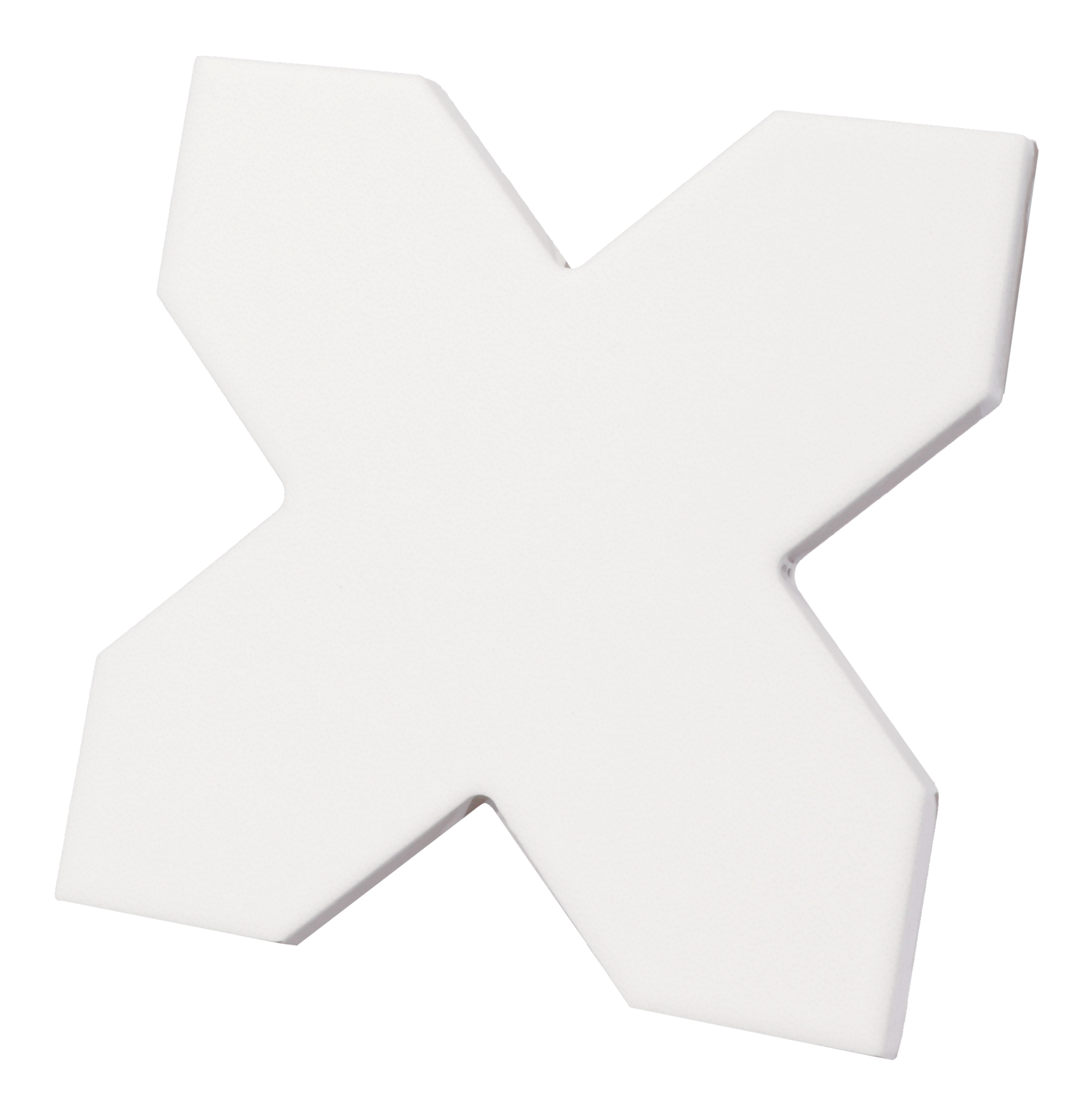 Porto Cross White 12X12cm.