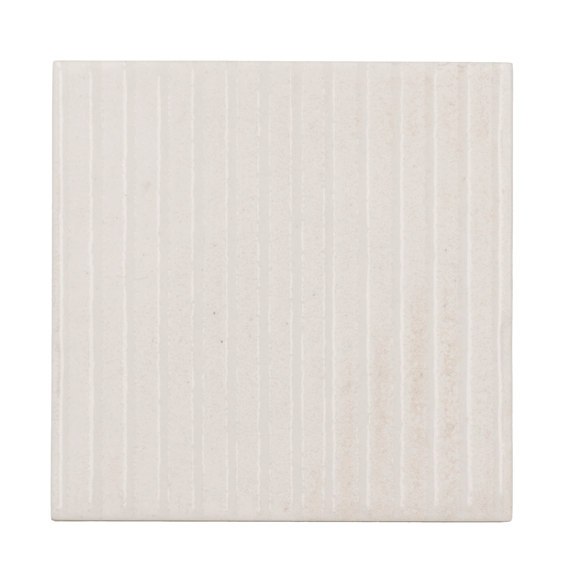 Raku Line White 10X10cm.