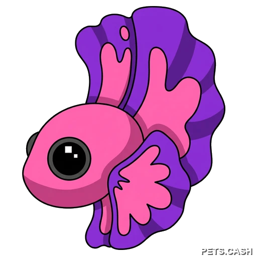 Pink Betta Fish
