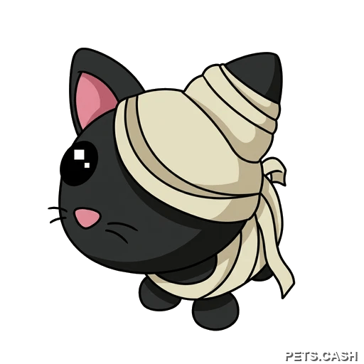Halloween Black Mummy Cat