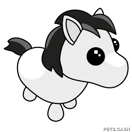 Shetland Pony White