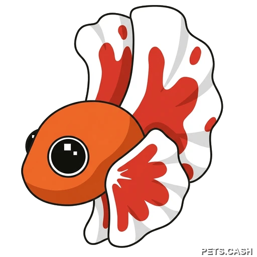 Orange Betta Fish