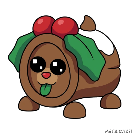 Yule Log Dog