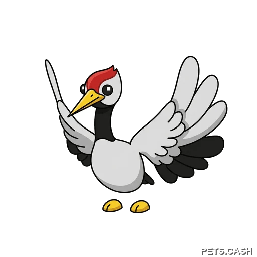 Red Crowned Crane