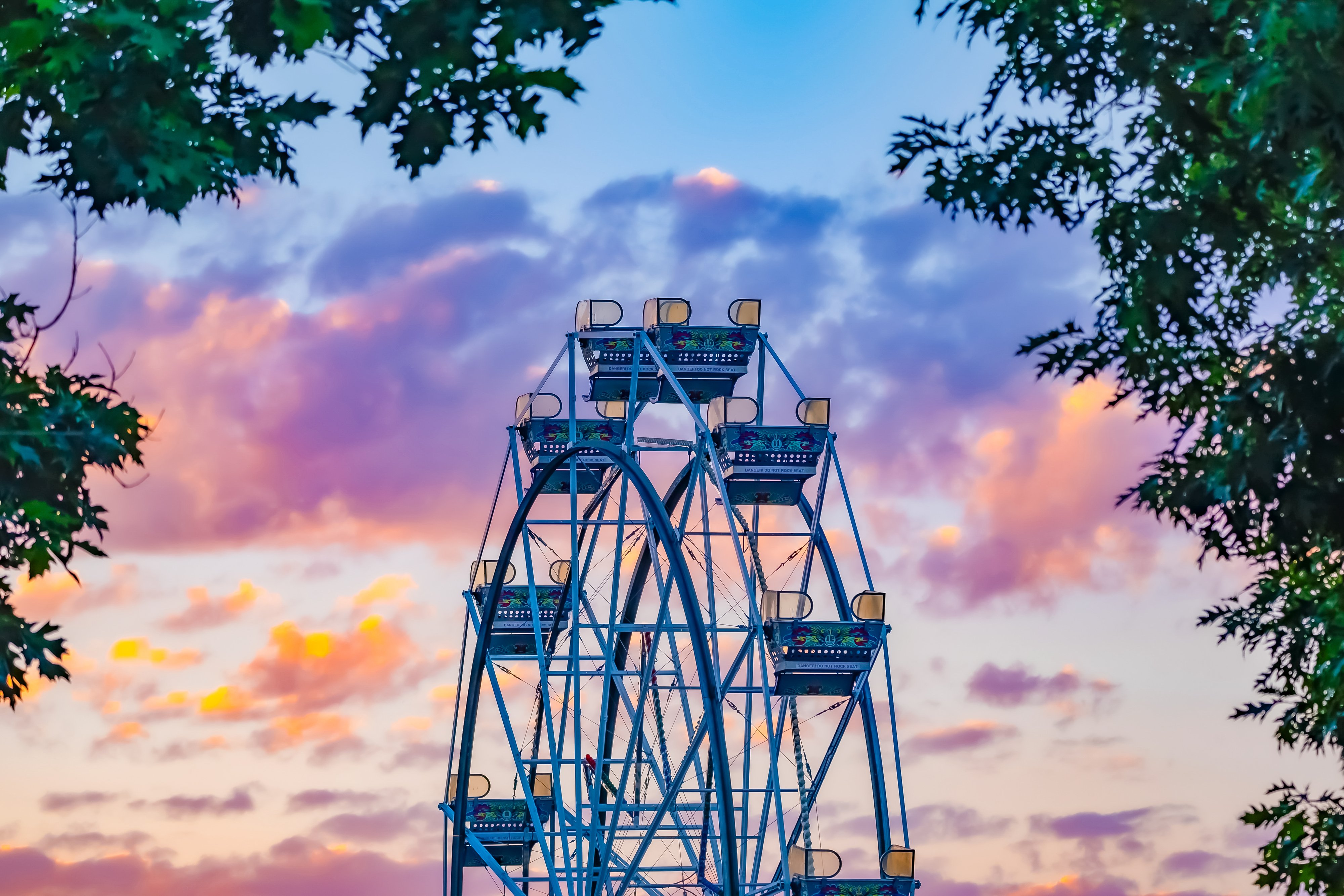 Sunset with Ferris Wheel
