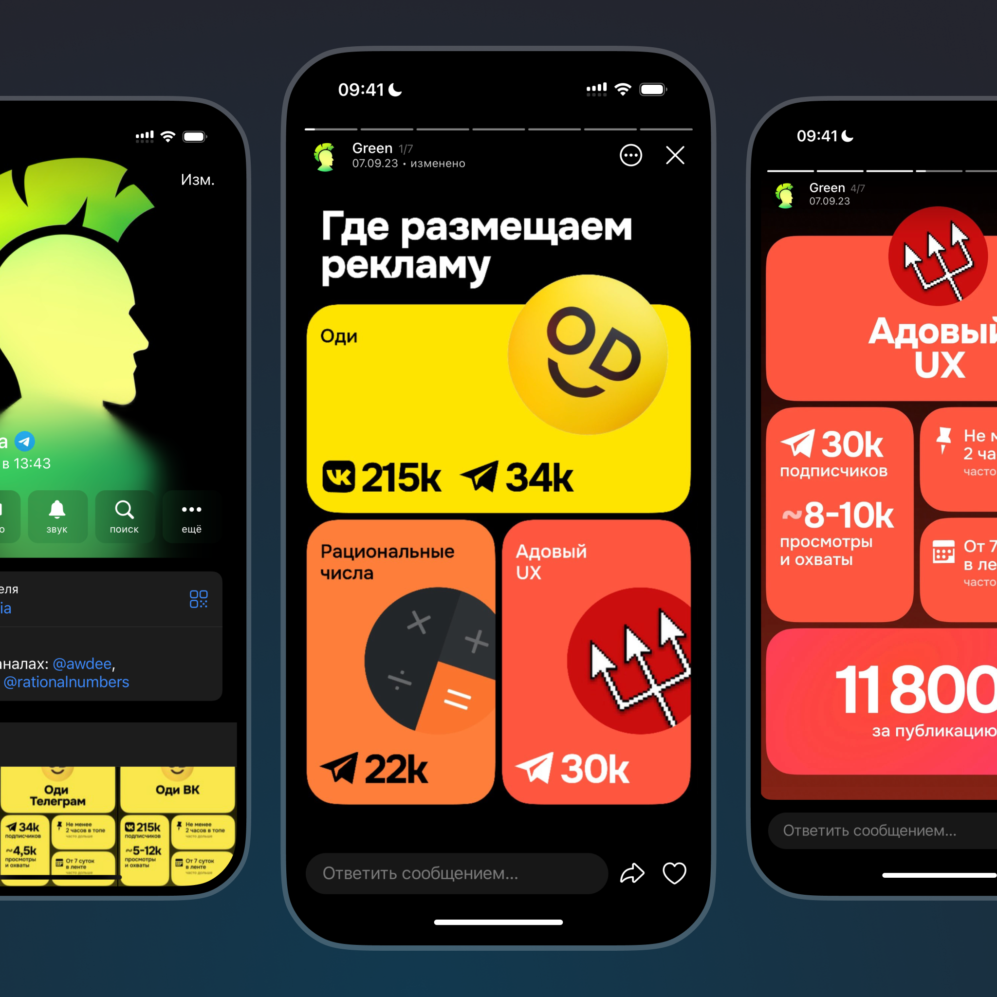 Оформление профиля GreenMedia