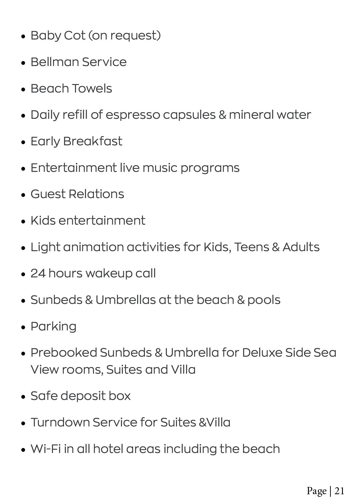 Hotel Directory - High Beach Resort 2026 - Page 21