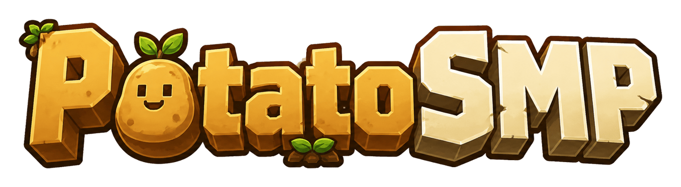PotatoSMP ranks and cosmetics banner