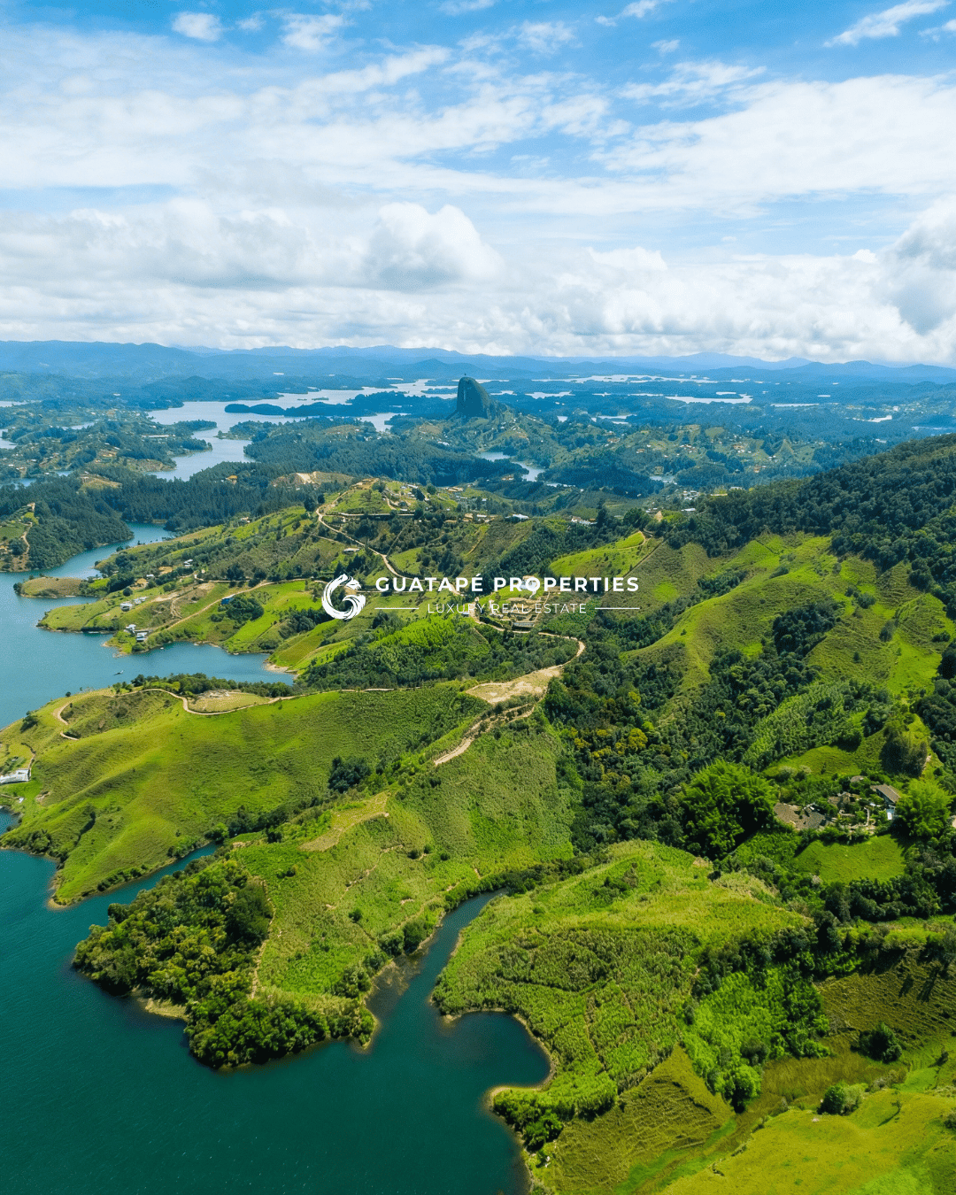 233 Acres La Soñadora, vista aérea Guatapé