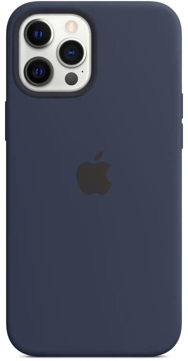 APPLE iPhone 12 Pro Max Coque en Silicone avec MagSafe - Bleu Marine