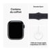 Watch Series 9 GPS, boitier en aluminium de 41 mm avec boucle en caoutchouc, Noir, S/M