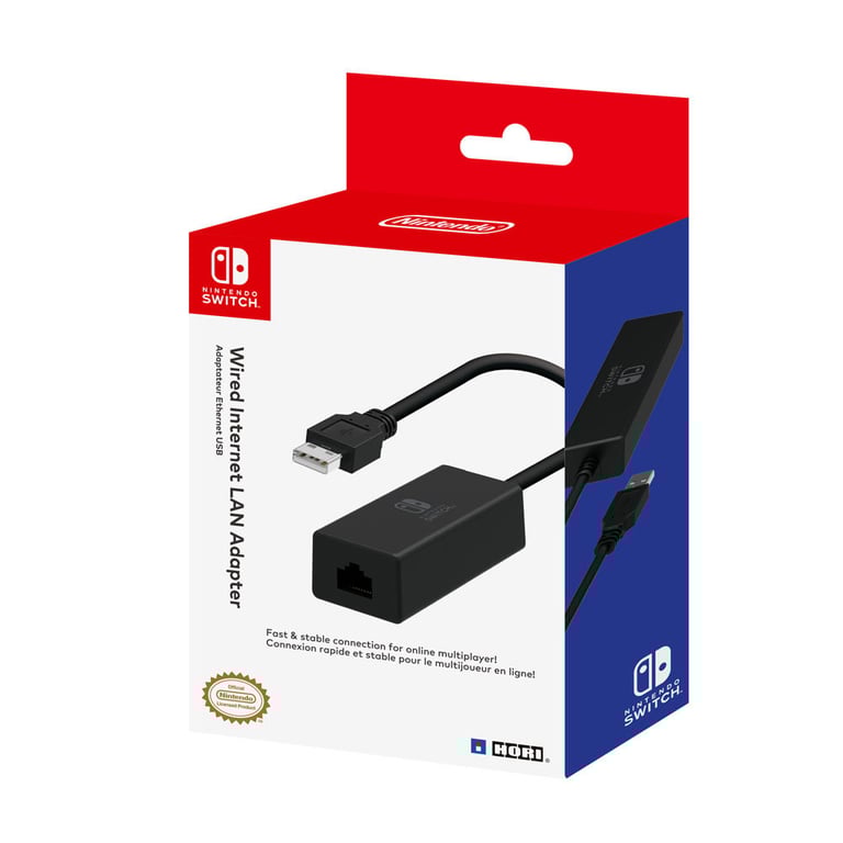 Hori usb Adaptateur LAN pour Nintendo Switch
