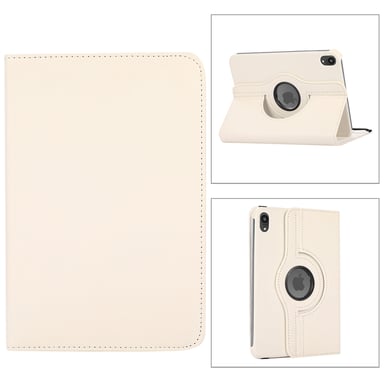 Housse Samsung Galaxy Tab A9 8,7 pouces rotative blanche - Etui Pochette blanc Tab A9 coque protection 360 degrés