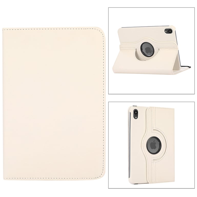 Housse Samsung Galaxy Tab A9 8,7 pouces rotative blanche - Etui Pochette  blanc Tab A9 coque protection 360 degrés - Xeptio