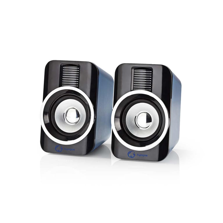 Haut-Parleur Gaming Stéréo 2.0 Nedis GSPR20020BK – 30W, USB, RGB - vue 2