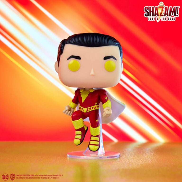 POP Movies: Shazam 2 Shazam avec chance de chase fluorescent - vue 3