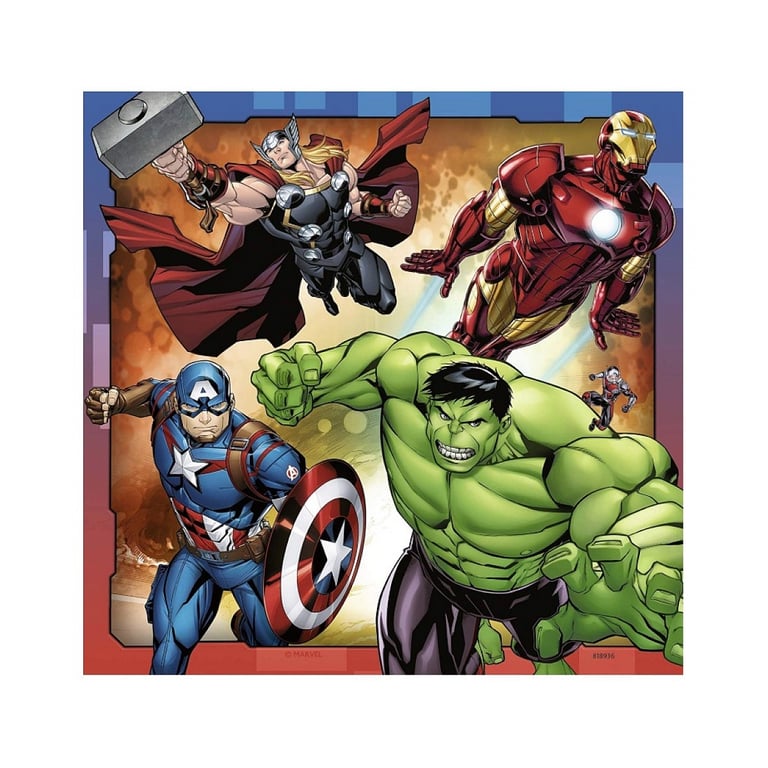 Puzzle 3 x 49 pièces Avengers : Les puissants Ravensburger France - vue 9