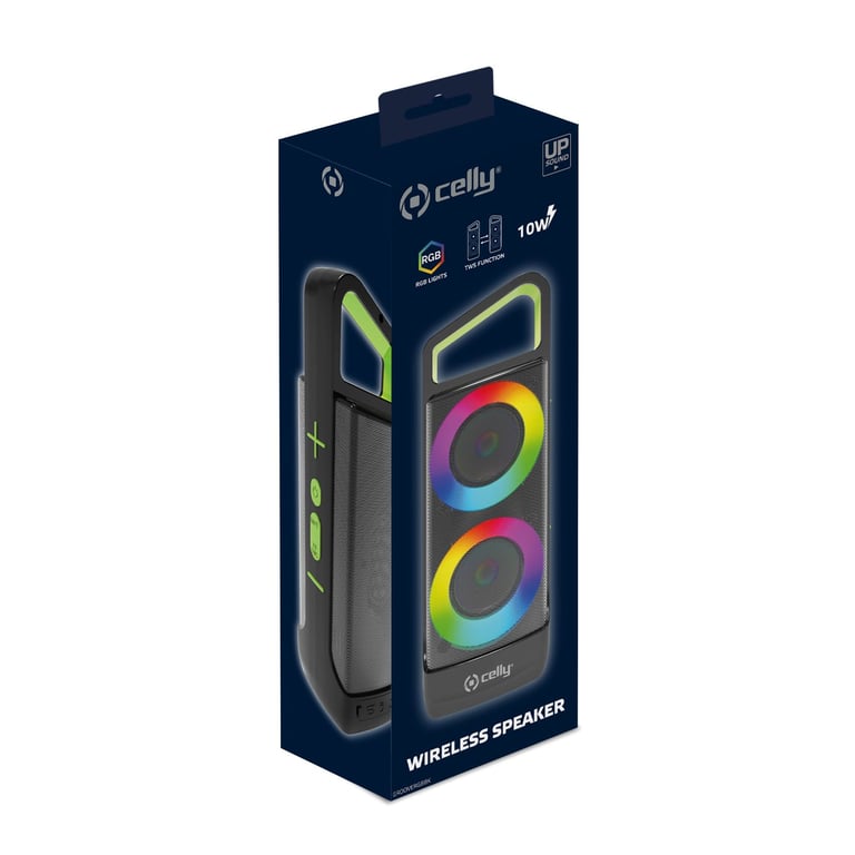 Celly GROOVERGBBK haut parleur portable et de fête Neuf - vue 2