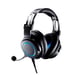 Audio-Technica ATH-G1 casque Avec fil Arceau Gaming Noir, Bleu