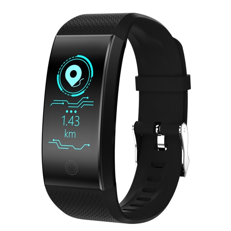 Bracelet Connecté Etanche Smartwatch Montre Cardio IP67 Traceur D'Activité  Noir YONIS - Yonis