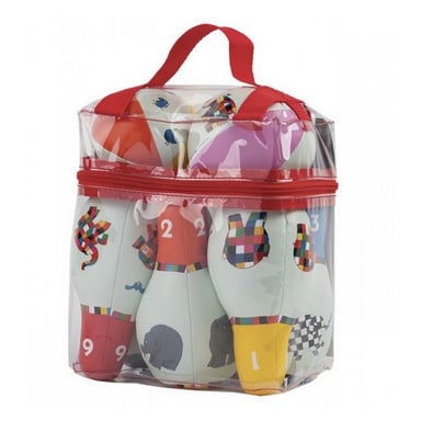 Jeu de quilles souple Elmer pour enfants - Amusement et développement