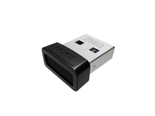 Lexar JumpDrive S47 lecteur USB flash 256 Go USB Type-A 3.2 Gen 1 (3.1 Gen 1) Noir, Argent