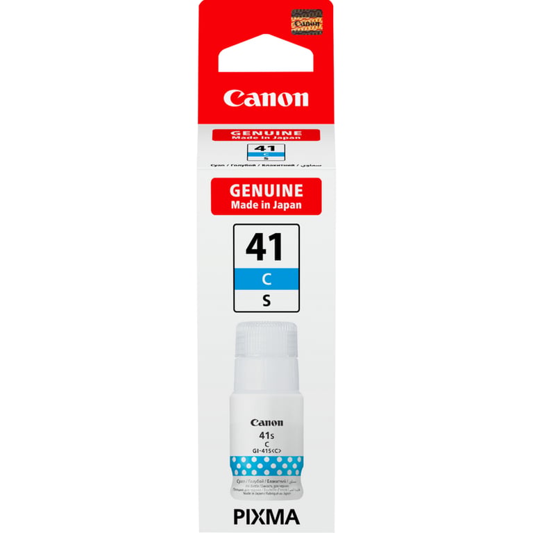 Canon GI 41S C 40 ml cyan original recharge d'encre pour PIXMA G1420 G2420 G2460 G2470 G3420 G3460 G3470 MG2420 MG2460 - vue 2