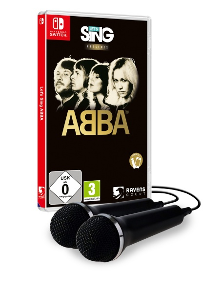 Jeu Vidéo Let' Sing Abba 2 Micros Nintendo Switch 8 Joueurs - vue 3