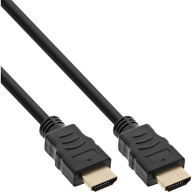 InLine 17501P câble HDMI 1 m HDMI Type A (Standard) Noir