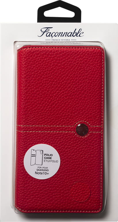 Etui folio Façonnable pour Samsung Galaxy Note 10+ N975
