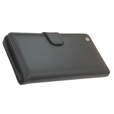 Funda de piel Samsung Galaxy S10E - Solapa billetera - Negro - Piel lisa