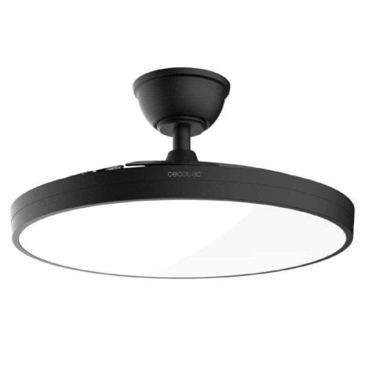 EnergySilence Aero 300 Air - Ventilateur de Plafond avec Lumière Pales Rétractables Télécommande Cecotec, Noir - Neuf