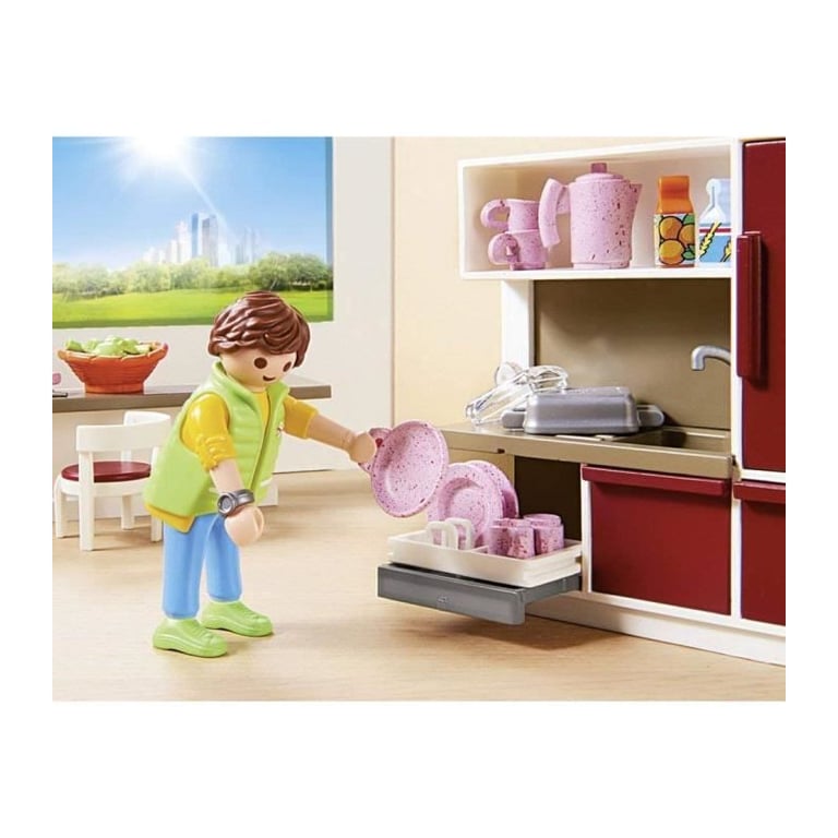 Cuisine Aménagée 9269 Playmobil La Boîte - vue 3