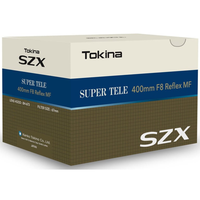 TOKINA TO 1 SZX 400 EOS R - vue 3