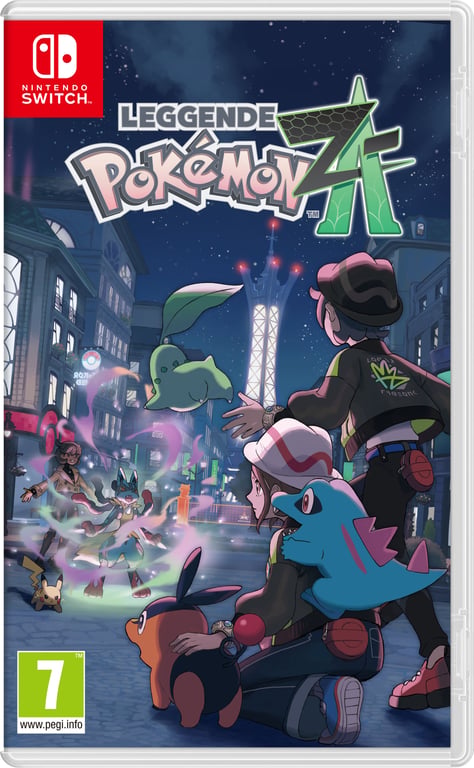 Nintendo LEGGENDE POKèMON : Z A Standard Allemand Anglais Espagnol Français Italien Japonais Coréen Nintendo Switch Neuf