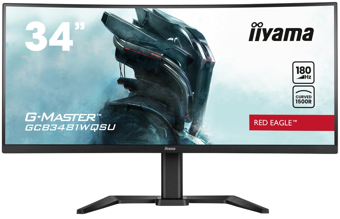 iiyama Eagle G Master GCB3481WQSU B1 34" LED UWQHD 180Hz FreeSync Premium Curvo - vue 4