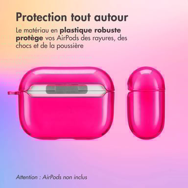 imoshion Coque Néon pour Apple AirPods Pro - Rose Fluo