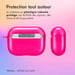 imoshion Coque Néon pour Apple AirPods Pro - Rose Fluo