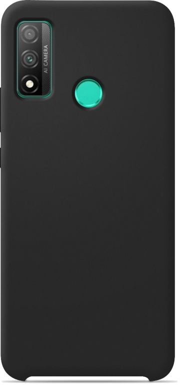 Coque silicone unie compatible Soft Touch Noir Huawei P Smart 2020