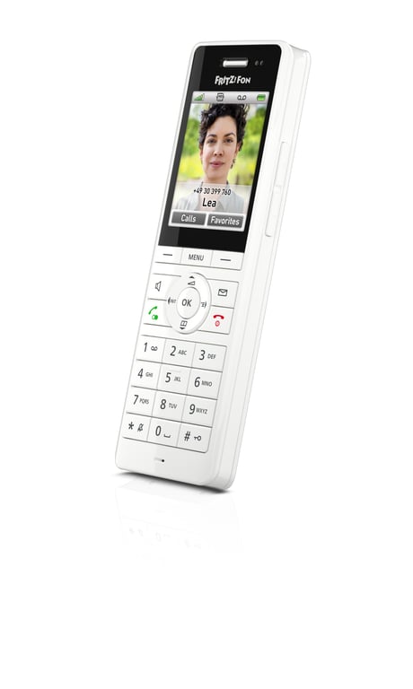 FRITZ!Fon X6 Telefono DECT Identificatore di chiamata Bianco - vue 4