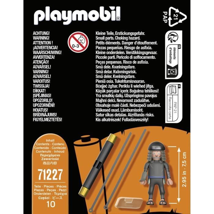Playmobil 71227 Hiruzen Naruto Shippuden Comprend Le Personnage de Hiruzen Ancien Hokage du Village caché de Konoha Dès - vue 5