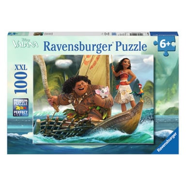 Puzzle XXL 100 piezas Vaiana y Maui - Una aventura educativa para niños
