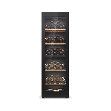 Haier Wine Bank 60 Serie 7 HWS236GDEH1 Enfriador de vino compresor Libre instalación Negro 236 botella(s)