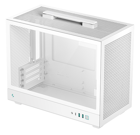 DeepCool CH160 PLUS WH Small Form Factor SFF - vue 3