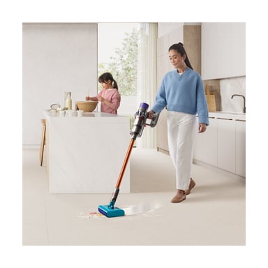 Dyson V10 Submarine Aspirapolvere verticale 2 in 1 Batteria Secco&umido Senza sacco 0,76 L Rame, Grigio