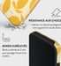 Burga Funda para iPhone 16 Pro Max MagSafe Tough A prueba de golpes modelo Lemon Tart Amarillo