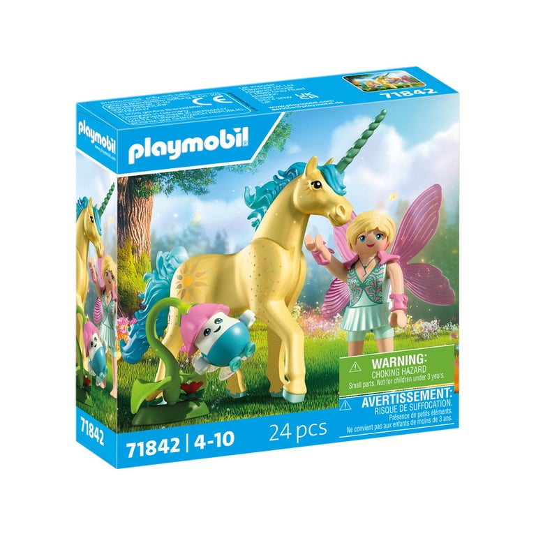 Playmobil Magic Unicorns 71842 Licorne Fleur de soleil avec fée - vue 9