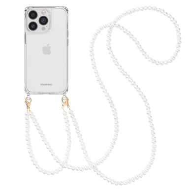 imoshion Coque avec cordons de téléphone pour Apple iPhone 13 Pro - Perles