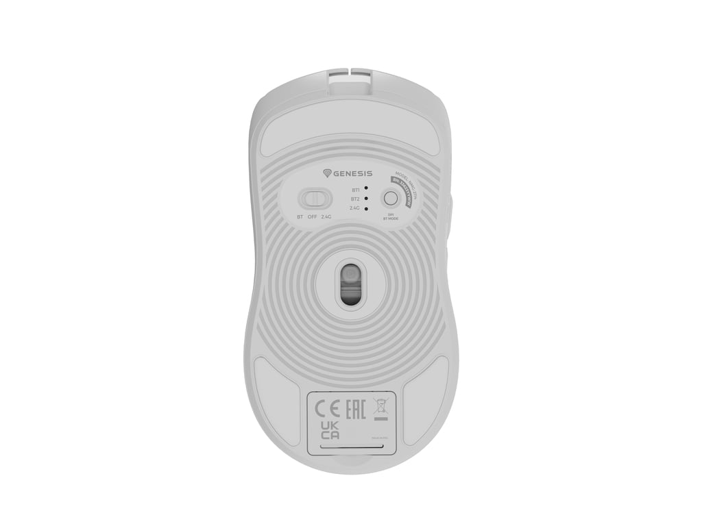 Souris GENESIS Zircon 500 – Gaming Droitier Optique 10000 DPI 6 Boutons RF Bluetooth USB-C - vue 2